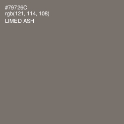 #79726C - Limed Ash Color Image
